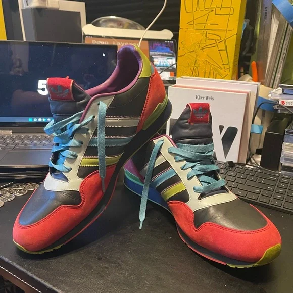 Adidas Mens size 12 retro Classic rare gradient fashion sneakers - Picture 6 of 7